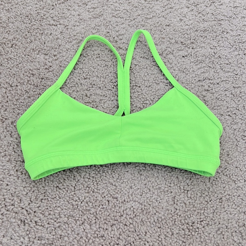 Reinette Sports Bra - Medium Support neon green